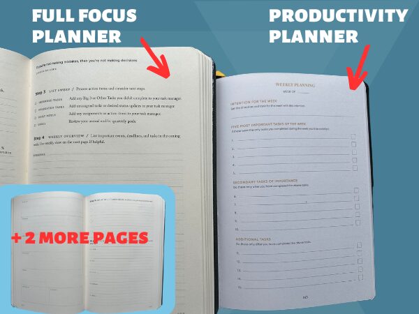 FullFocus_ProductivityPlanner_Comparison_Weekly_Plan